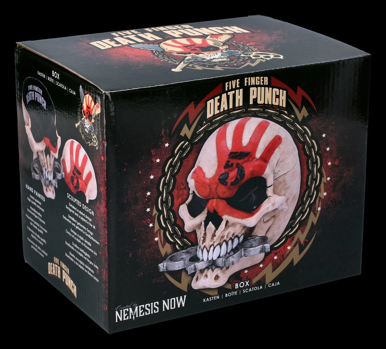 Five Finger Death Punch - Totenkopf Schatulle 11 Five Finger Death Punch - Totenkopf Schatulle – Bild 9