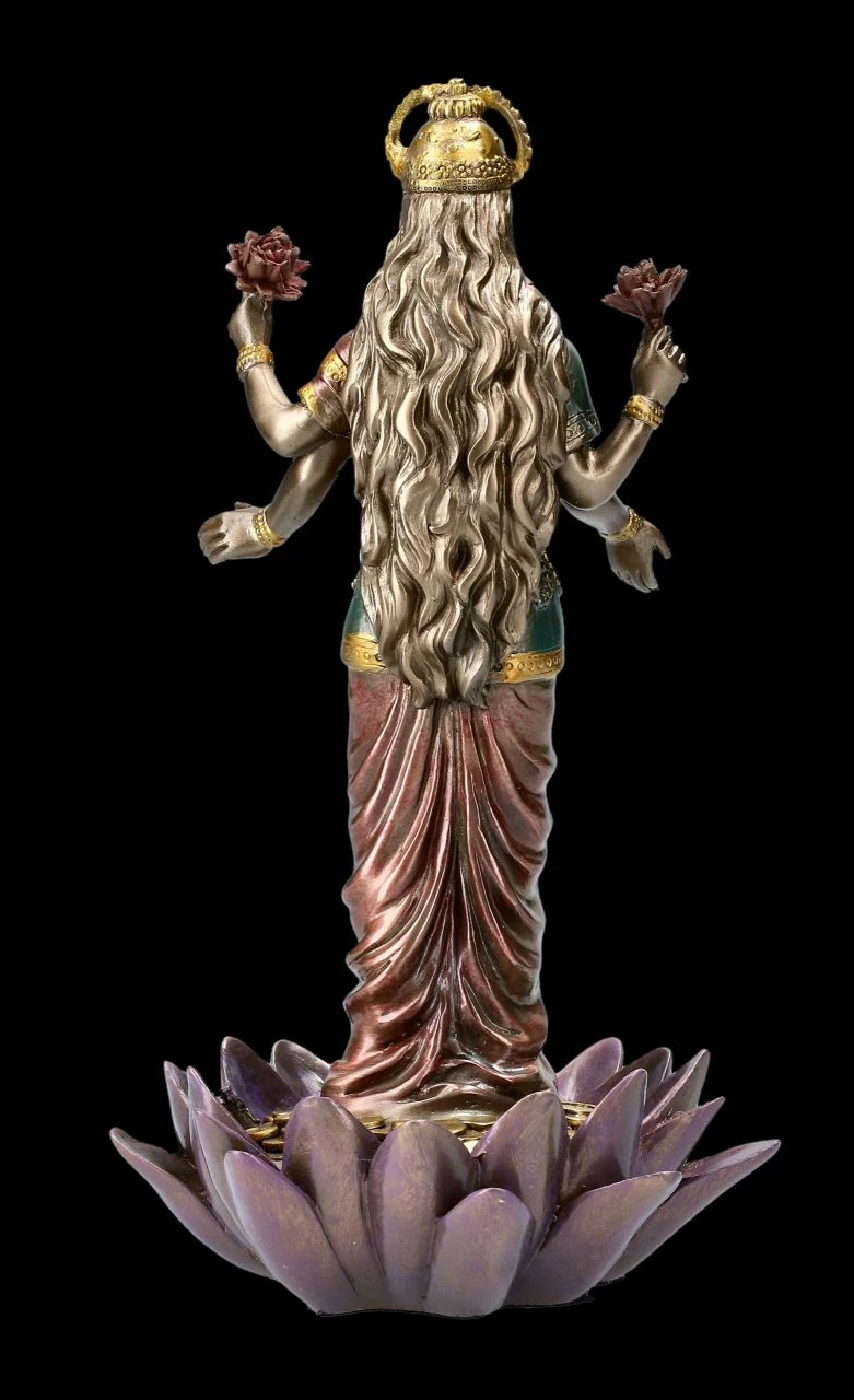 Lakshmi Figur Auf Lotus 7 Lakshmi Figur Auf Lotus – Bild 5