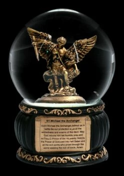 Schneekugel - Erzengel Michael