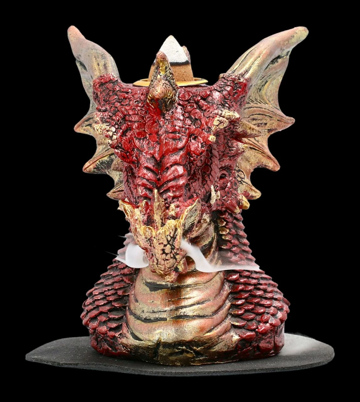 Backflow Räucherhalter - Roter Drachenkopf Klein 7 Backflow Räucherhalter - Roter Drachenkopf Klein – Bild 5