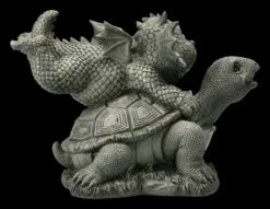 Gartenfigur - Drache Mit Schildkröte -FIGUREN Verkäufe 2D FS22607 Gartenfigur Drache mit Schildkroete 4 1280x1280
