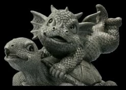 Gartenfigur - Drache Mit Schildkröte -FIGUREN Verkäufe 2D FS22607 Gartenfigur Drache mit Schildkroete 6 1280x1280