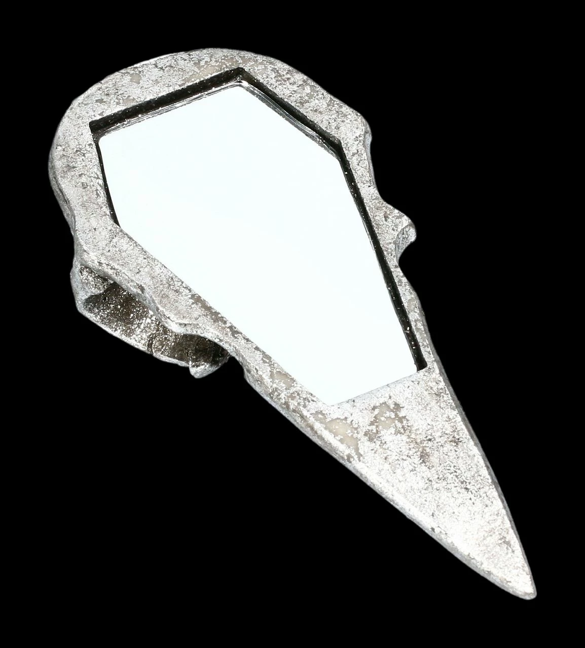 Handspiegel - Rabenschädel Silberfarben 7 Handspiegel - Rabenschädel Silberfarben – Bild 5