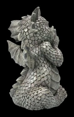 Gartenfigur - Drache Lacht Sich Ins Fäustchen Klein -FIGUREN Verkäufe 2D FS22671 Gartenfigur Drache lacht sich ins Faeustchen klein 4 1280x1280