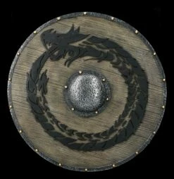 Wandrelief - Wikinger Schild Drache