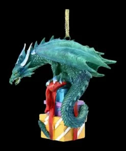 Christbaumschmuck - Weihnachts-Drache Mit Geschenken 11 Christbaumschmuck - Weihnachts-Drache Mit Geschenken -FIGUREN Verkäufe 2D FS22683 Christbaumschmick Weihnachts Drache mit Geschenken 15 1280x1280