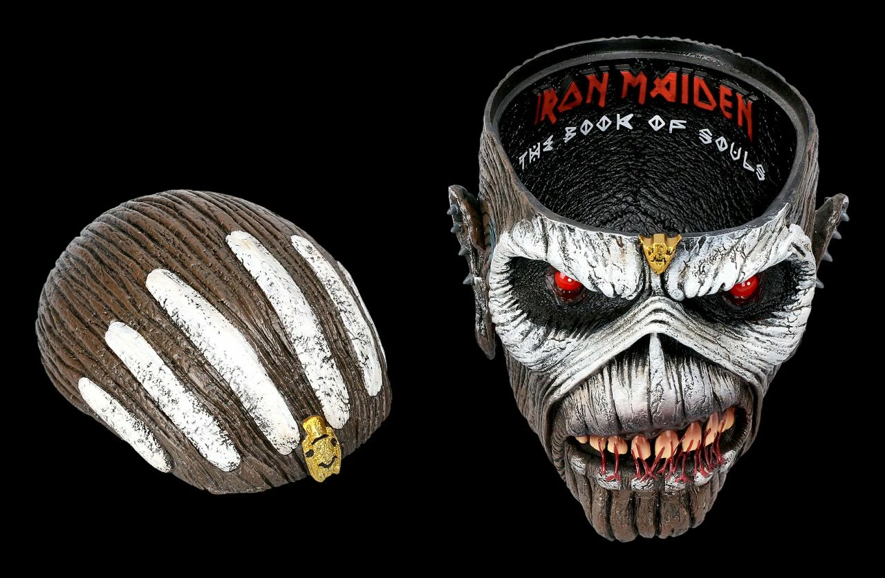 Iron Maiden Zombie Schädel Schatulle - Eddie Book Of Souls 4 Iron Maiden Zombie Schädel Schatulle - Eddie Book Of Souls – Bild 2