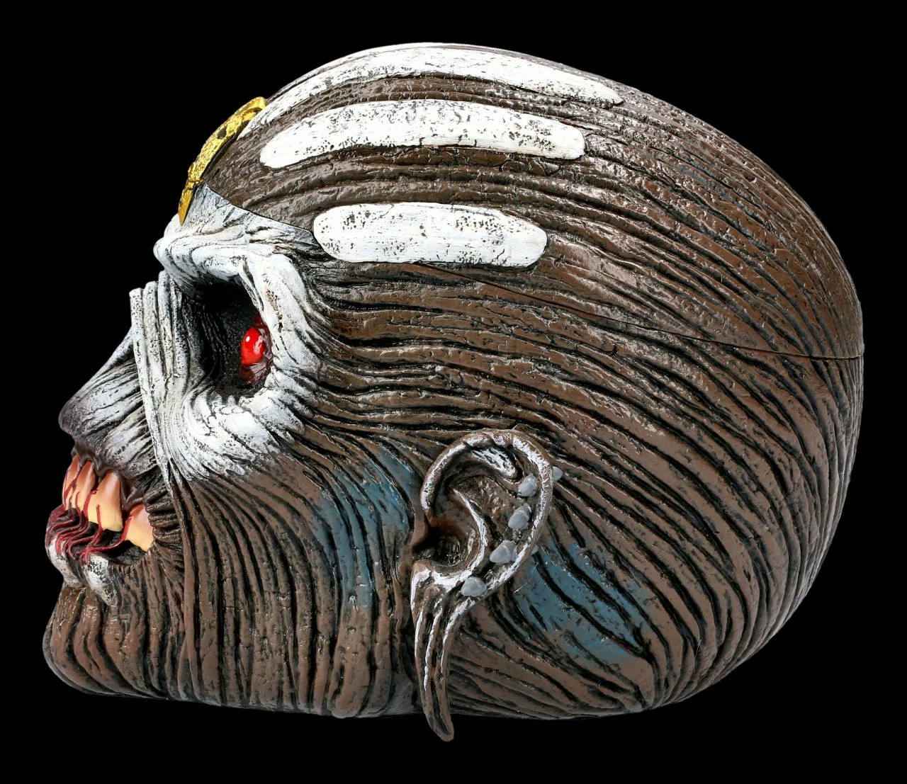 Iron Maiden Zombie Schädel Schatulle - Eddie Book Of Souls 7 Iron Maiden Zombie Schädel Schatulle - Eddie Book Of Souls – Bild 5