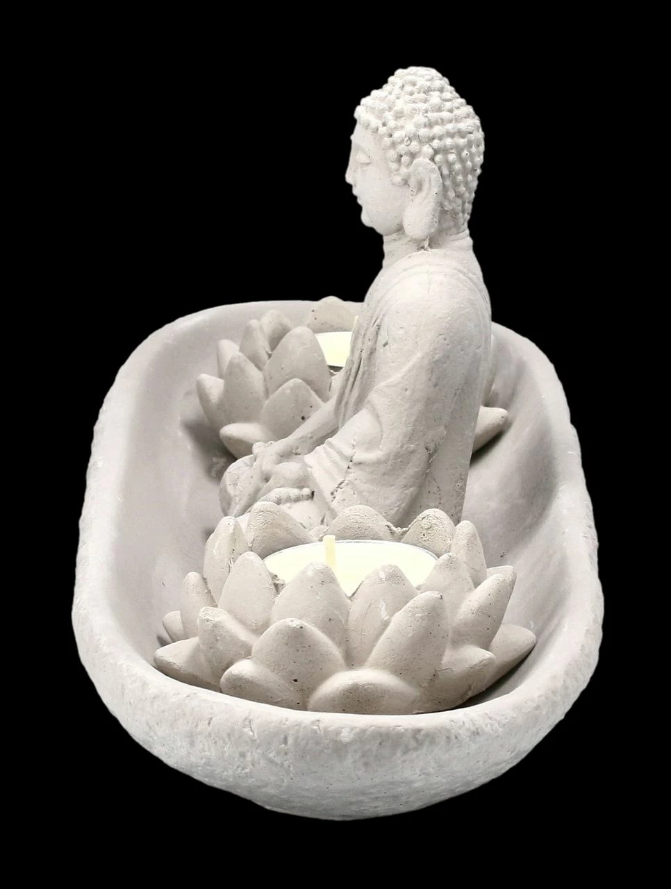 Buddha Kerzenhalter Für 2 Teelichter 5 Buddha Kerzenhalter Für 2 Teelichter – Bild 3