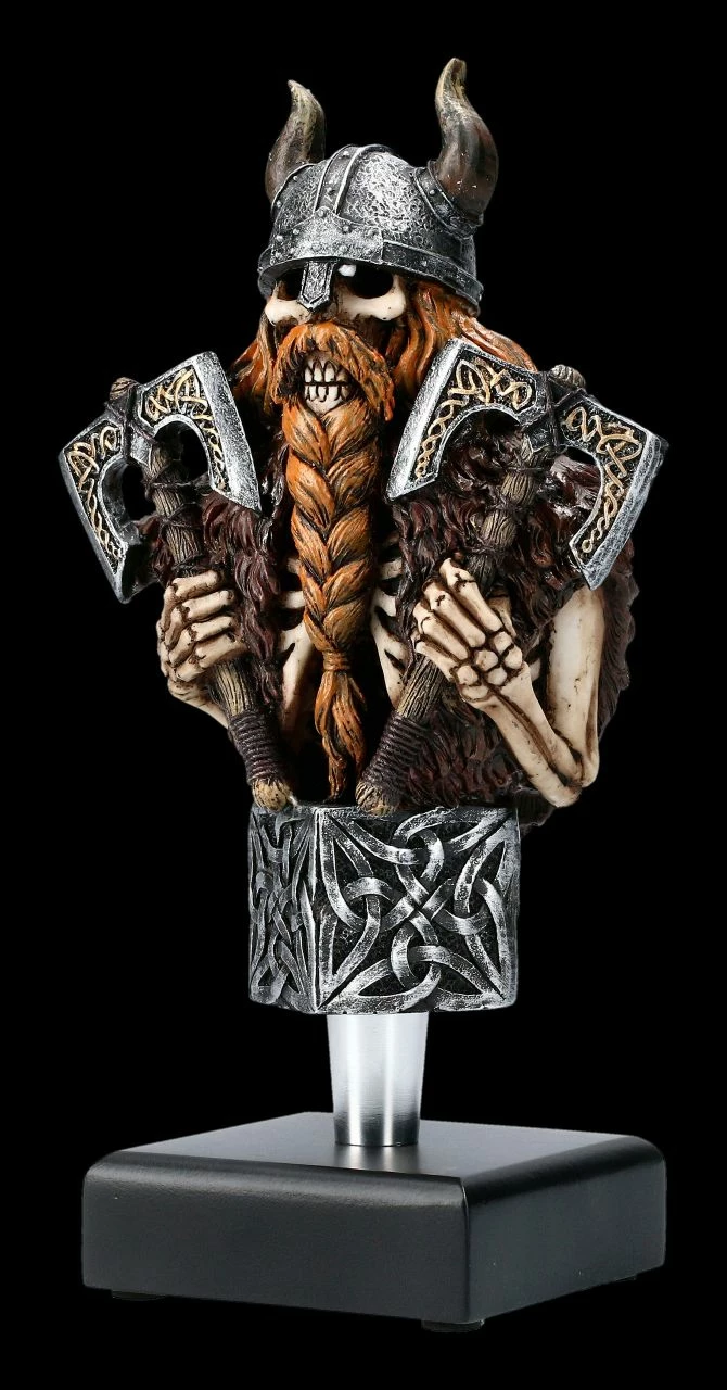 Bierhahngriff - Skelett Wikinger 5 Bierhahngriff - Skelett Wikinger – Bild 3