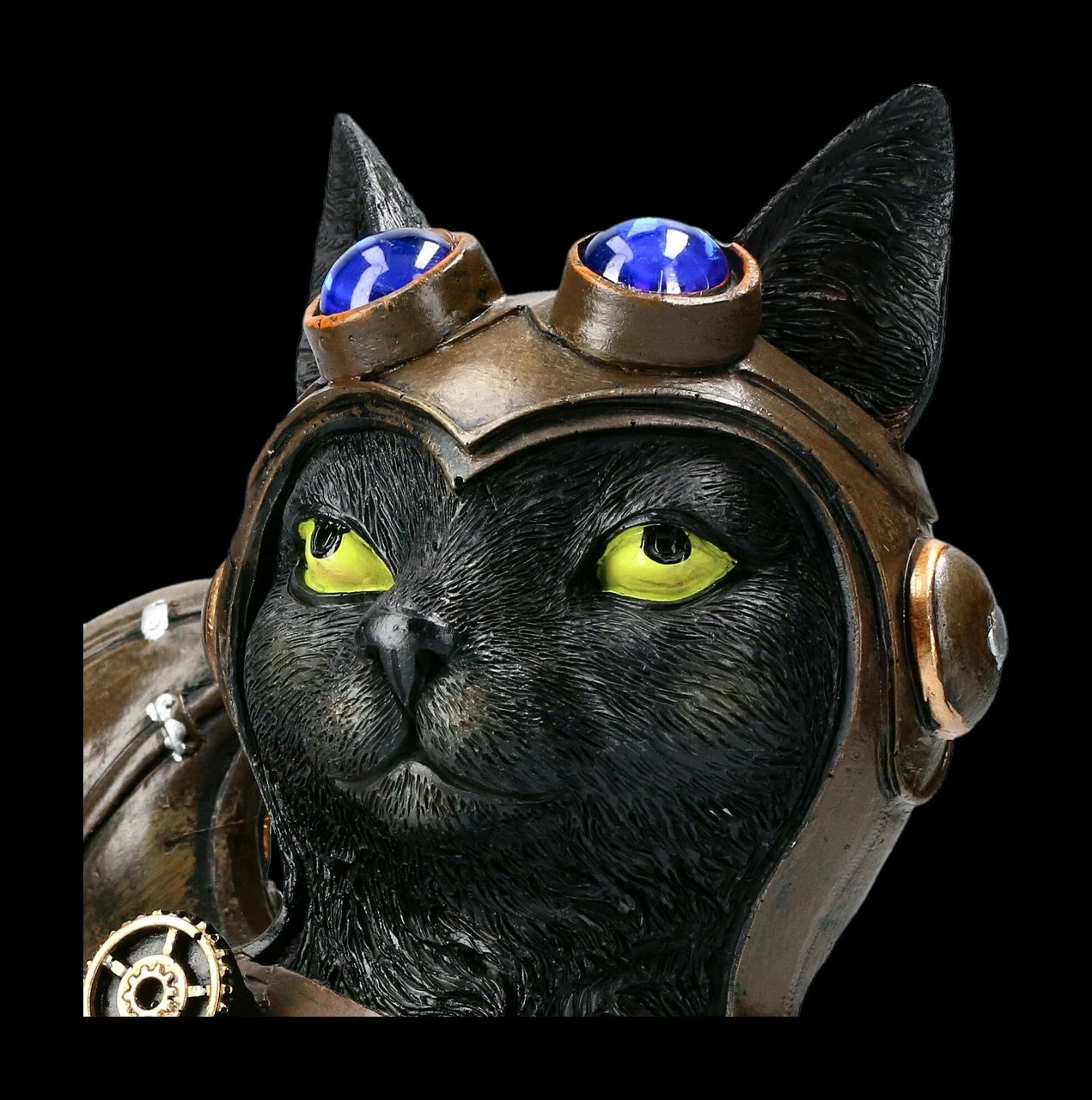 Katzen Figur - Steampunk Feline Flight 9 Katzen Figur - Steampunk Feline Flight – Bild 7