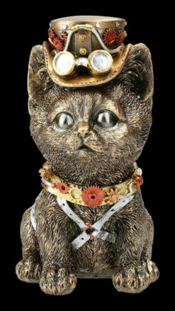 Katzen Figur - Steampunk Kitty Mit Zylinder 10 Katzen Figur - Steampunk Kitty Mit Zylinder -FIGUREN Verkäufe 2D FS22916 Katzen Figur Steampunk Kitty mit Zylinder 3 1280x1280