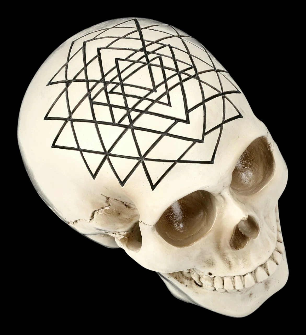 Totenkopf - Heilige Geometrie - Yantra 4 Totenkopf - Heilige Geometrie - Yantra – Bild 2