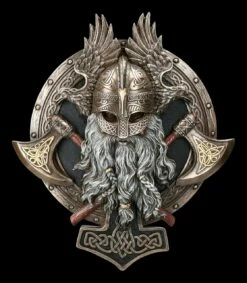 Wanddeko - Wikinger Schild Walhalla