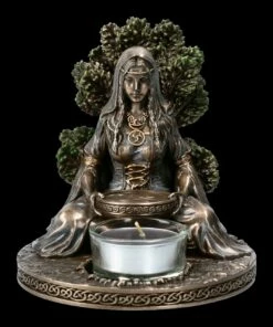 Teelichthalter - Keltische Göttin Danu