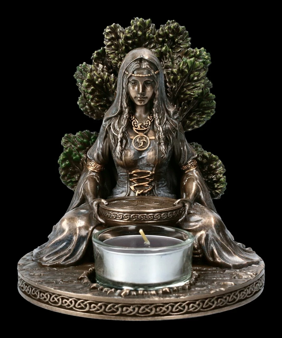 Teelichthalter - Keltische Göttin Danu 3 Teelichthalter - Keltische Göttin Danu