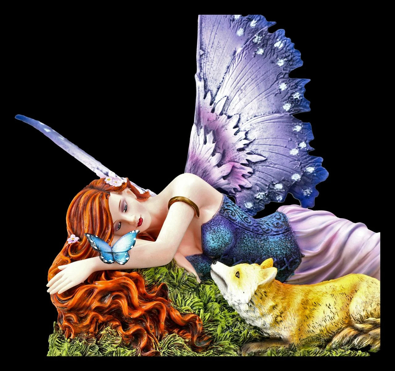 Elfen Figur - Foxy Liegend Mit Fuchs 9 Elfen Figur - Foxy Liegend Mit Fuchs – Bild 7