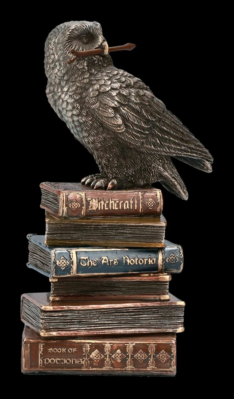 Eulen Figur Mit Zauberstab - Spellcraft 4 Eulen Figur Mit Zauberstab - Spellcraft – Bild 2