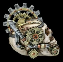 Totenkopf Steampunk Schatulle - Metal Head 15 Totenkopf Steampunk Schatulle - Metal Head -FIGUREN Verkäufe 2D FS23104 Totenkopf Steampunk Metal Head 6 1280x1280