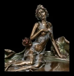 Art Nouveau Schale Mit Nymphe -FIGUREN Verkäufe 2D FS23163 Art Nouveau Schale mit Nymphe 7 1280x1280