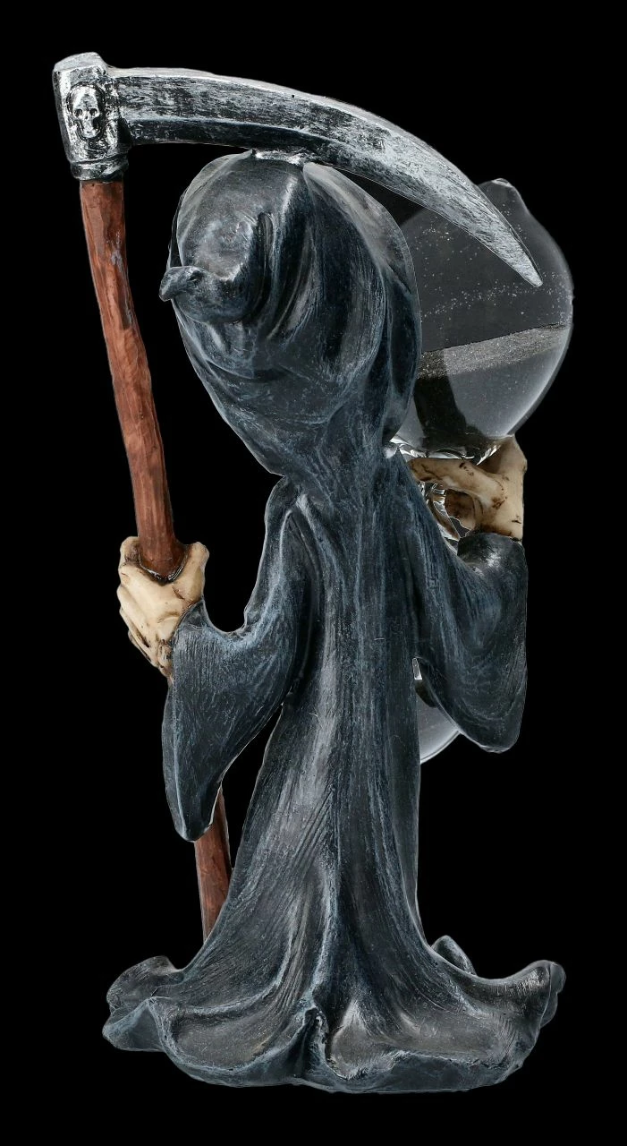Sensenmann Figur Mit Sanduhr 6 Sensenmann Figur Mit Sanduhr – Bild 4