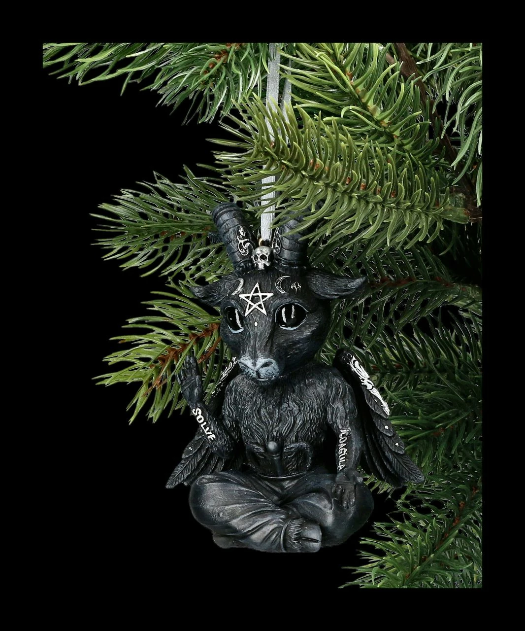 NEMESIS NOW Christbaumschmuck - Baphomet Baphoboo 3 NEMESIS NOW Christbaumschmuck - Baphomet Baphoboo