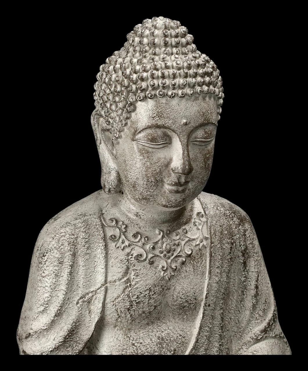 Buddha Figur In Steinoptik 9 Buddha Figur In Steinoptik – Bild 7