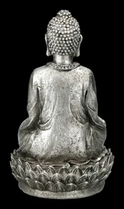 Buddha Figur Silberfarben Auf Lotus 14 Buddha Figur Silberfarben Auf Lotus -FIGUREN Verkäufe 2D FS23283 Buddha Figur silberfarben auf Lotus 3 1280x1280