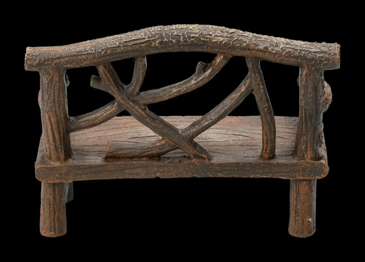 Elfen Gartendeko - Bank Und Stuhl 6 Elfen Gartendeko - Bank Und Stuhl – Bild 4