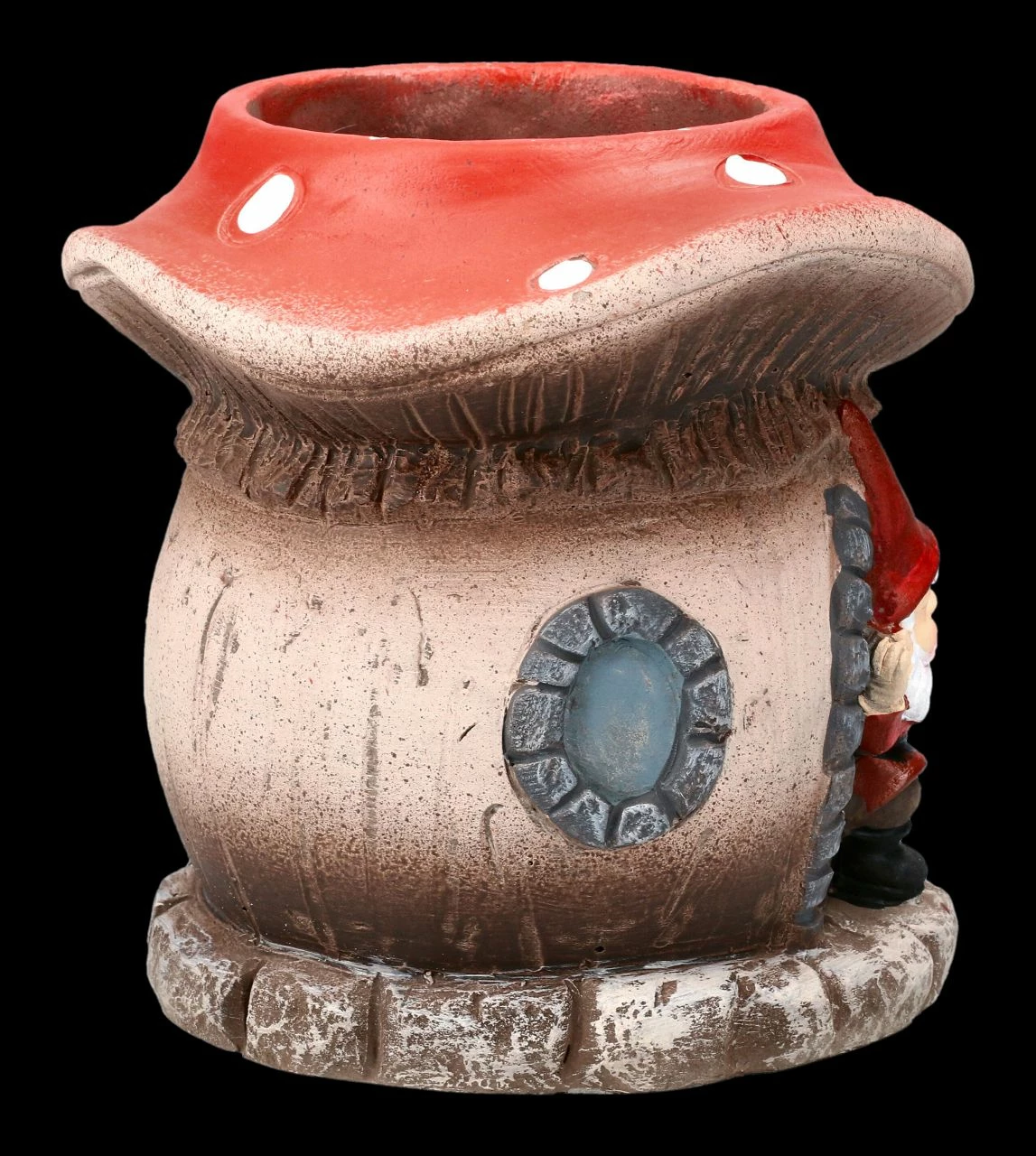 Pflanztopf - Gartenzwerg Im Pilzhaus 8 Pflanztopf - Gartenzwerg Im Pilzhaus – Bild 6