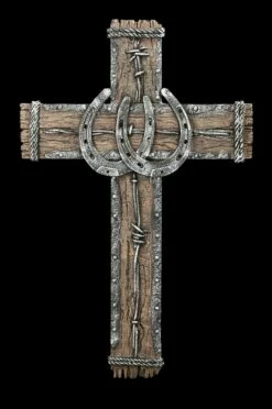 Western Kruzifix Mit Hufeisen