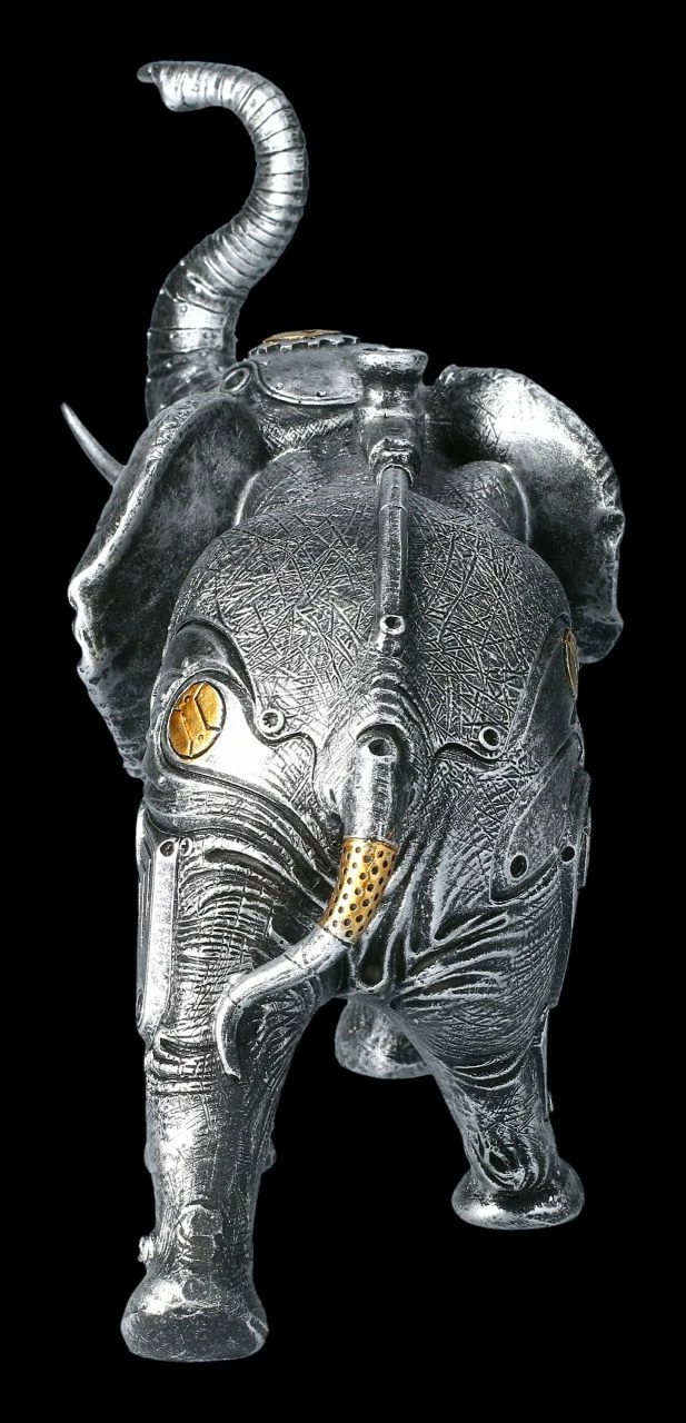 Elefanten Figur Im Steampunk Design 8 Elefanten Figur Im Steampunk Design – Bild 6