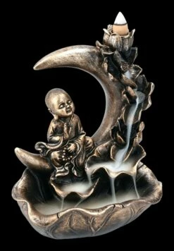 Backflow Räucherhalter - Buddha In Halbmond -FIGUREN Verkäufe 2D FS23337 Backslow R ucherhalter Buddha in Halbmond 17 1280x1280