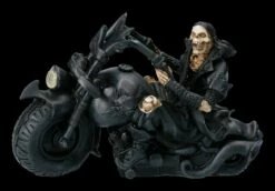 Skelett Figur Mit Motorrad - Screaming Wheels