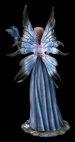 Elfenfigur - Rebecca Mit Blauem Kleid Und Drache -FIGUREN Verkäufe 2D FS23479 Elfenfigur Rebecca mit blauem Kleid und Drache 4 1280x1280