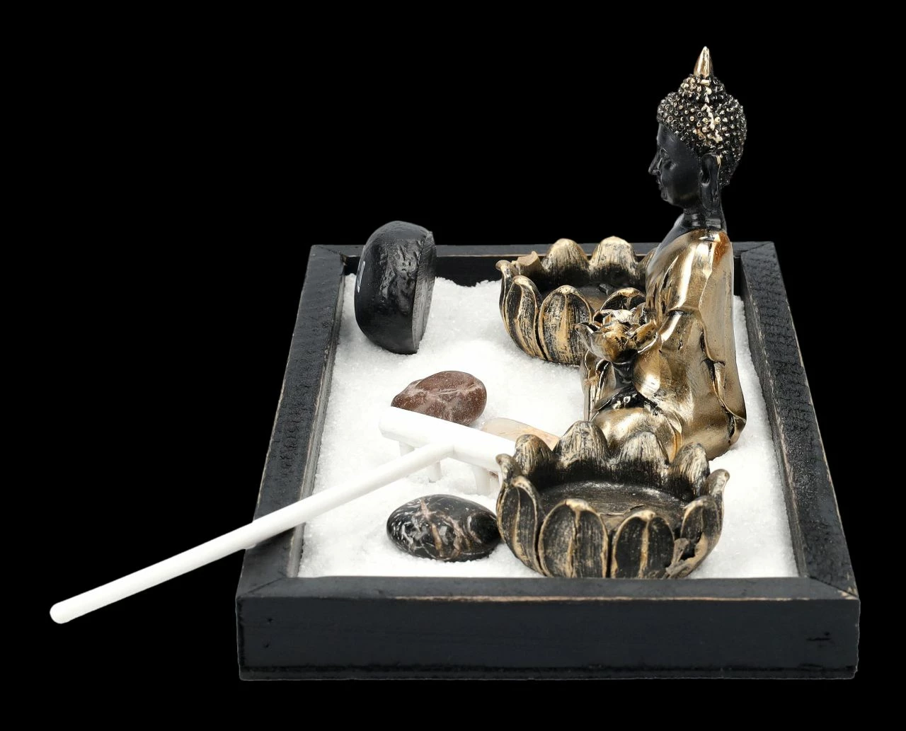 Buddha Figur Mit Zen Garten Set 5 Buddha Figur Mit Zen Garten Set – Bild 3