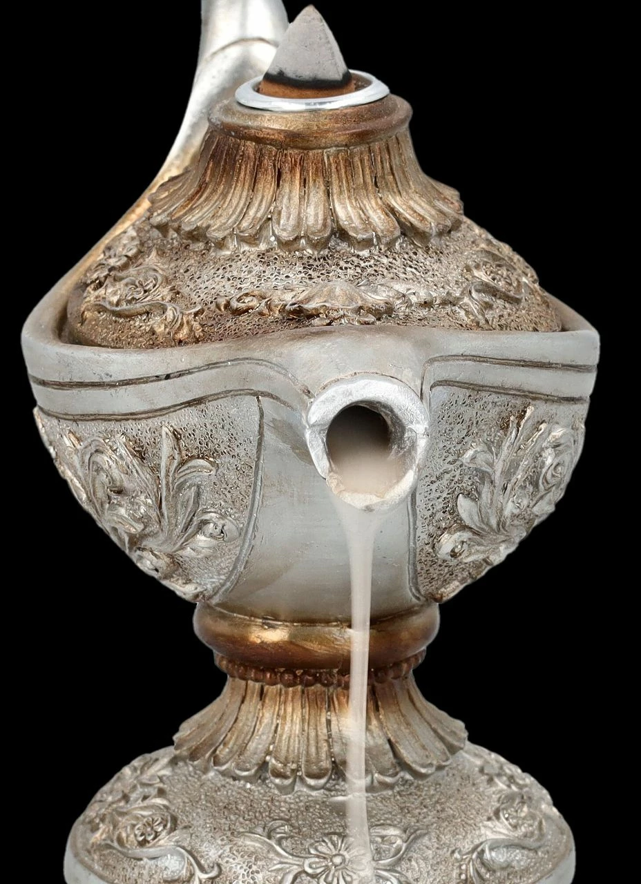 Backflow Räucherhalter - Dschinn Wunderlampe 5 Backflow Räucherhalter - Dschinn Wunderlampe – Bild 3