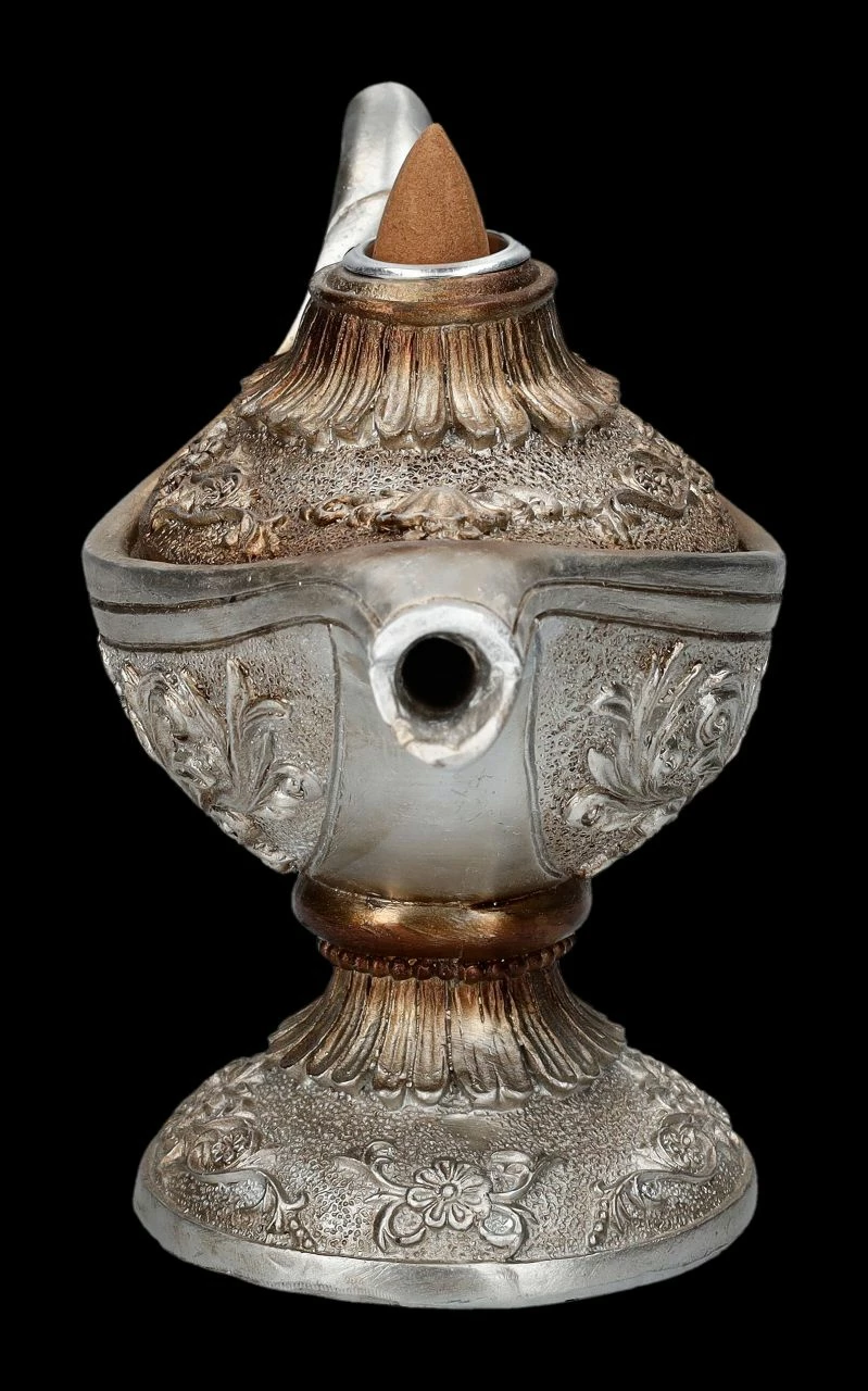 Backflow Räucherhalter - Dschinn Wunderlampe 7 Backflow Räucherhalter - Dschinn Wunderlampe – Bild 5