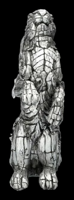 Hasenfigur - Holzoptik Silberfarben -FIGUREN Verkäufe 2D FS23544 Hasenfigur Holzoptik silberfarben 4 1280x1280