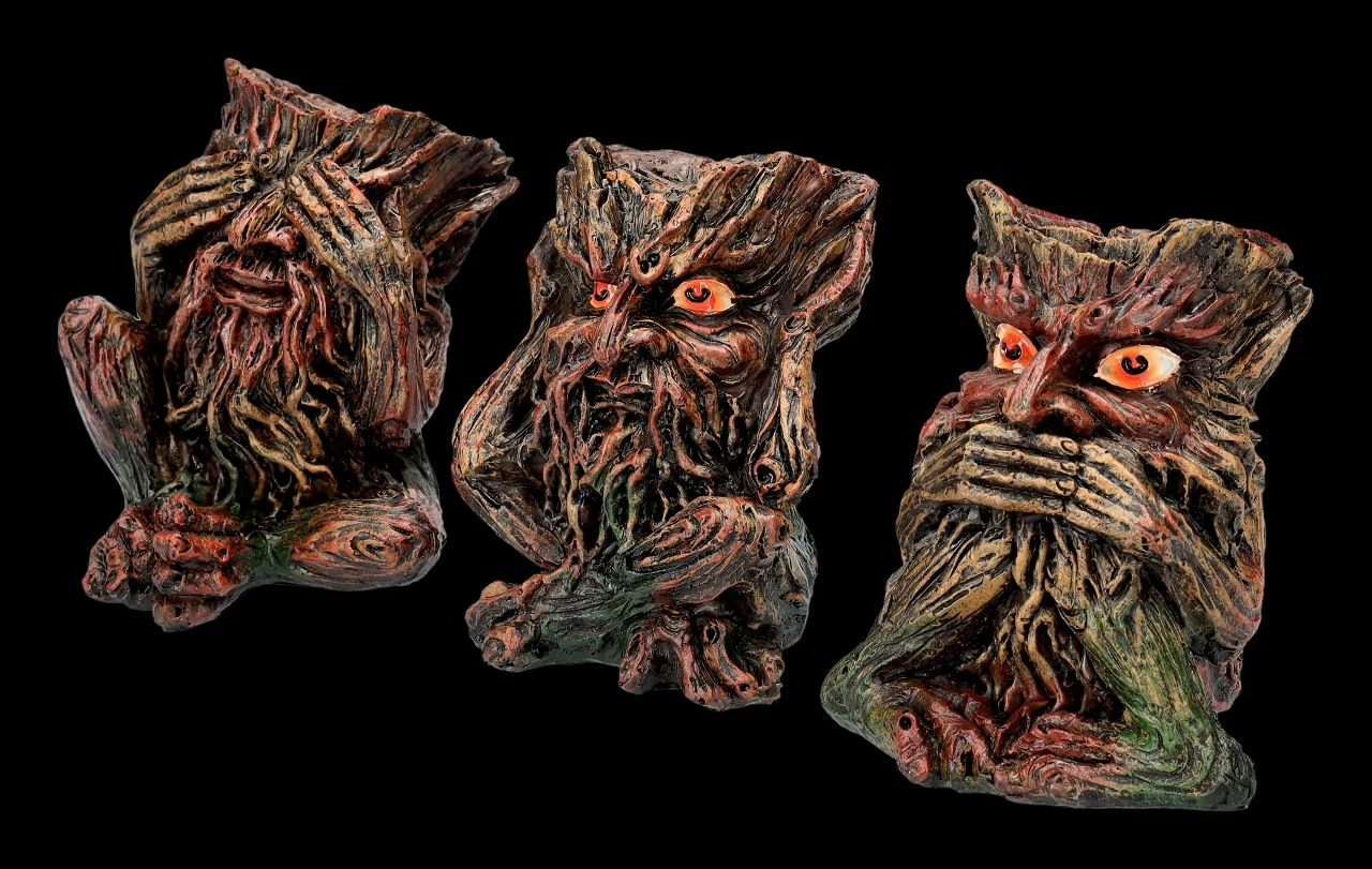 Greenman Figuren Set - Nichts Böses 6 Greenman Figuren Set - Nichts Böses – Bild 4