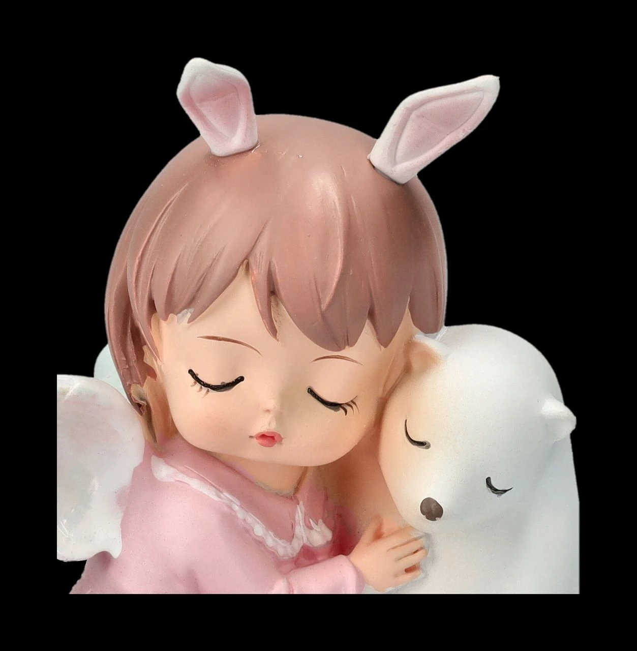 Dekofigur - Schlafendes Engelchen Mit Eisbär 9 Dekofigur - Schlafendes Engelchen Mit Eisbär – Bild 7