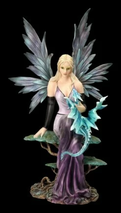 Elfenfigur Lila Auf Weltenbaum Mit Drache 11 Elfenfigur Lila Auf Weltenbaum Mit Drache -FIGUREN Verkäufe 2D FS23637 Elfenfigur Fr hlingsfee Elvie mit Drache 1 1280x1280
