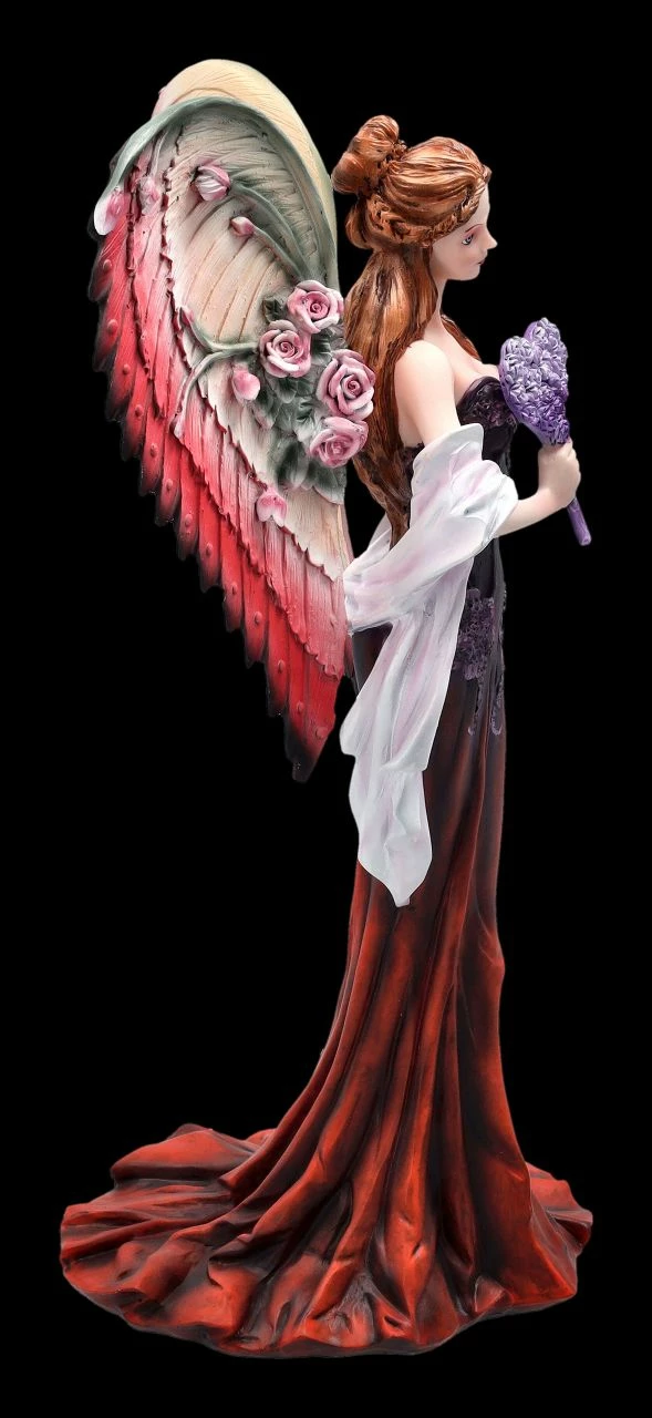 Engelfigur In Rotem Ballkleid 8 Engelfigur In Rotem Ballkleid – Bild 6