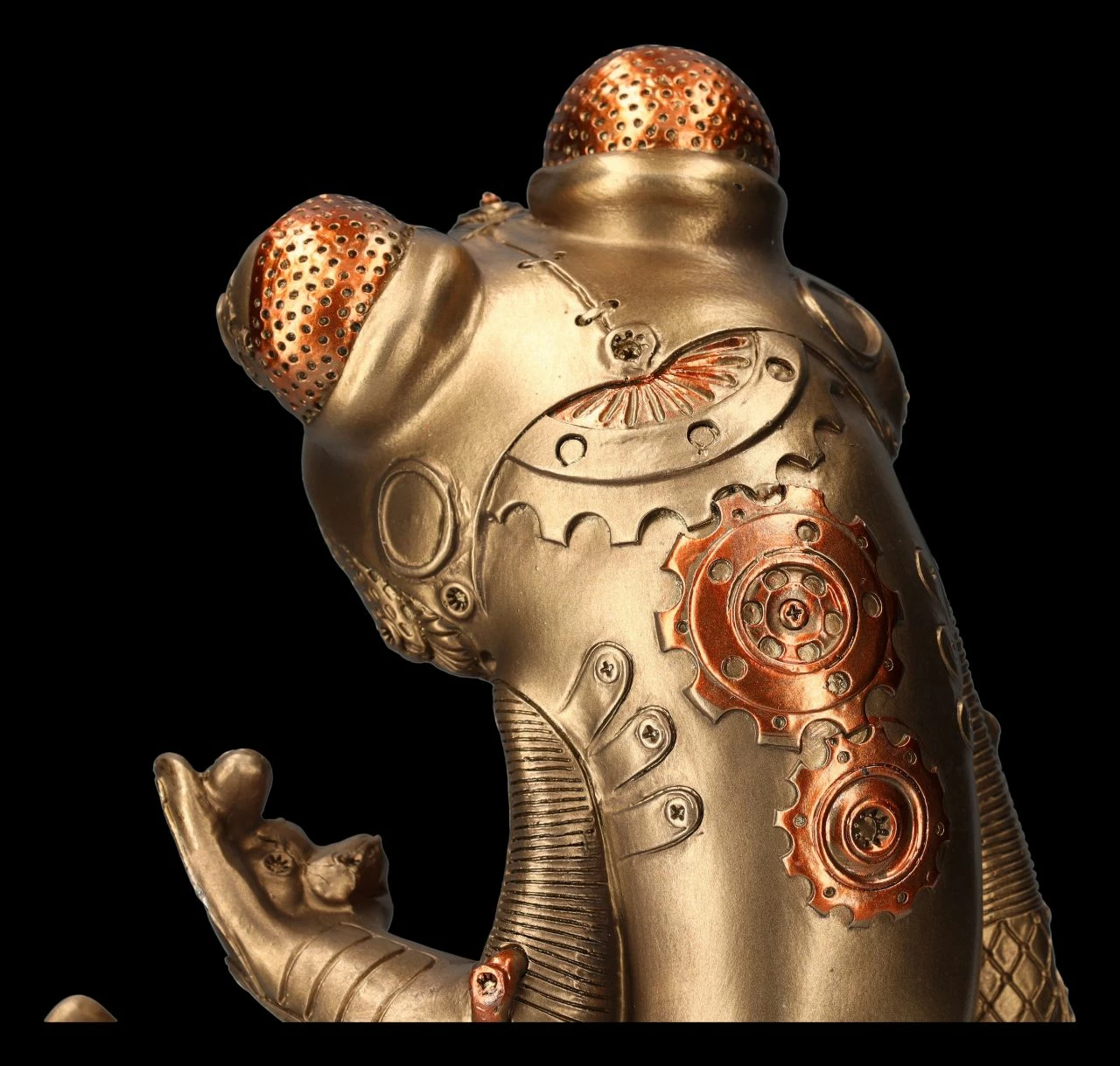 Steampunk Frosch Kantenhocker - Alpha Anura 10 Steampunk Frosch Kantenhocker - Alpha Anura – Bild 8