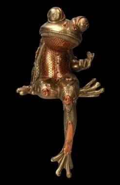 Steampunk Frosch Kantenhocker - Alpha Anura