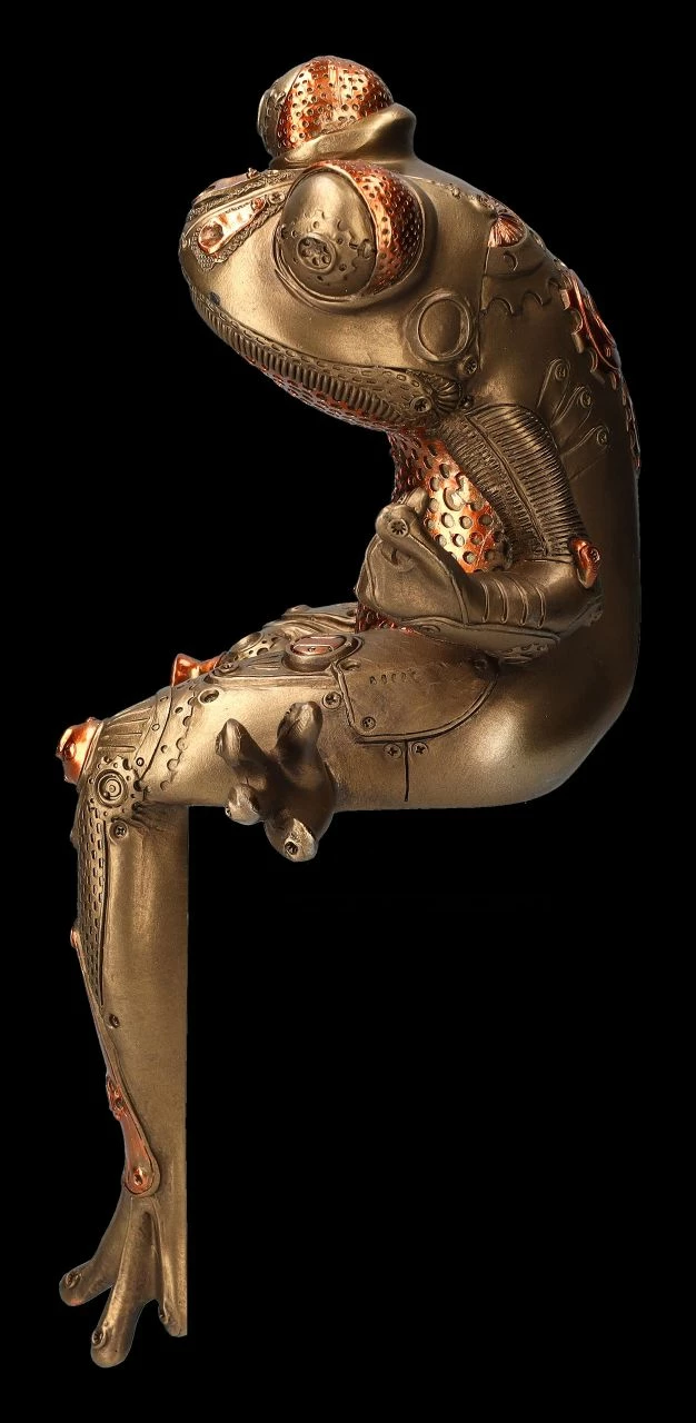 Steampunk Frosch Kantenhocker - Alpha Anura 5 Steampunk Frosch Kantenhocker - Alpha Anura – Bild 3