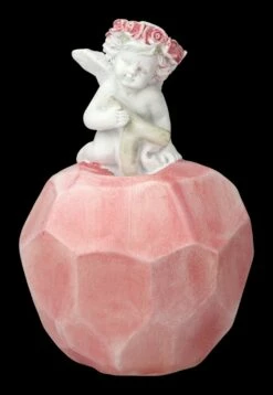 Engel Figur - Putte Auf Apfel