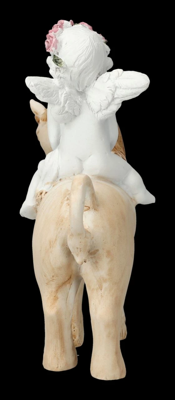 Engel Figur - Putte Auf Einhorn 7 Engel Figur - Putte Auf Einhorn – Bild 5