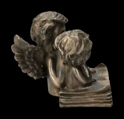 Engel Figur - Putten Auf Buch Bronziert -FIGUREN Verkäufe 2D FS23708 Engel Figur Putten auf Buch bronziert 4 1280x1280