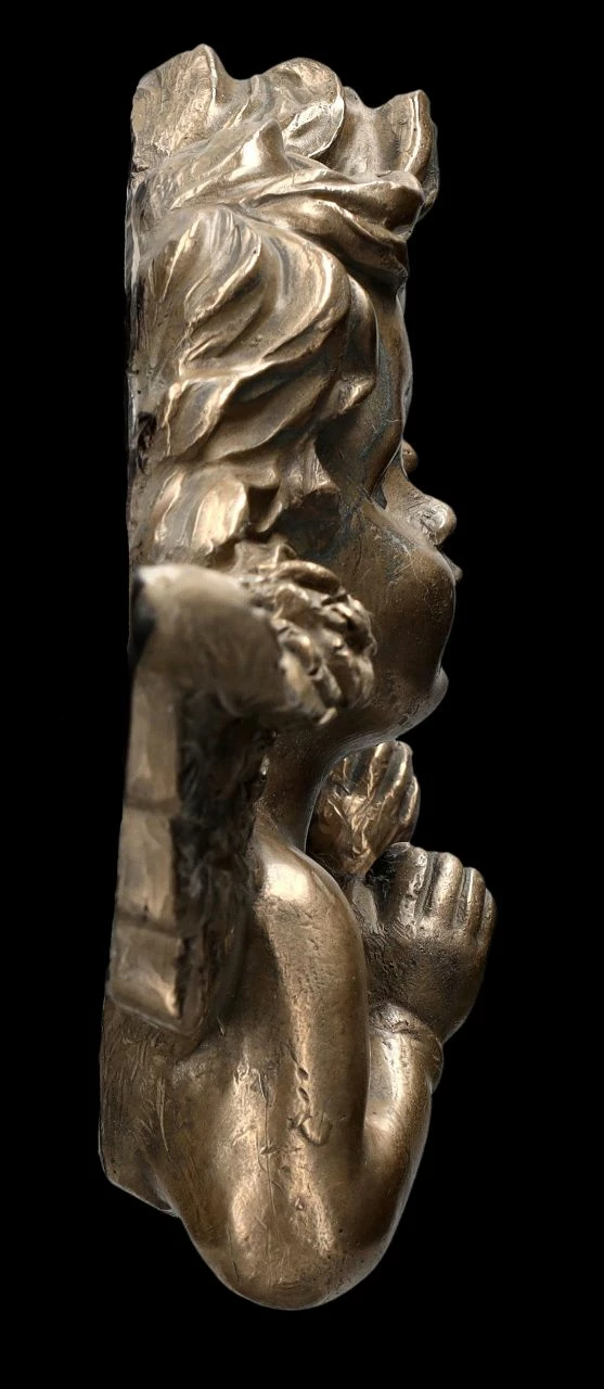 Wanddeko - Putten Betend Bronziert 7 Wanddeko - Putten Betend Bronziert – Bild 5